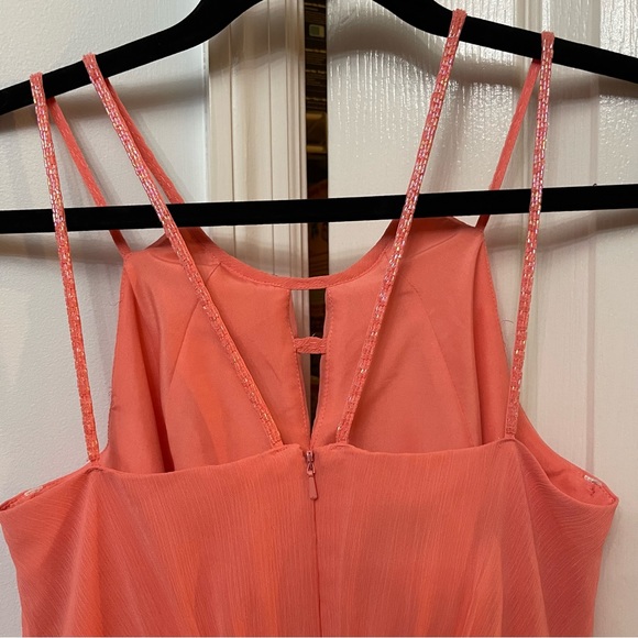 Coral pink dress - Picture 7 of 10